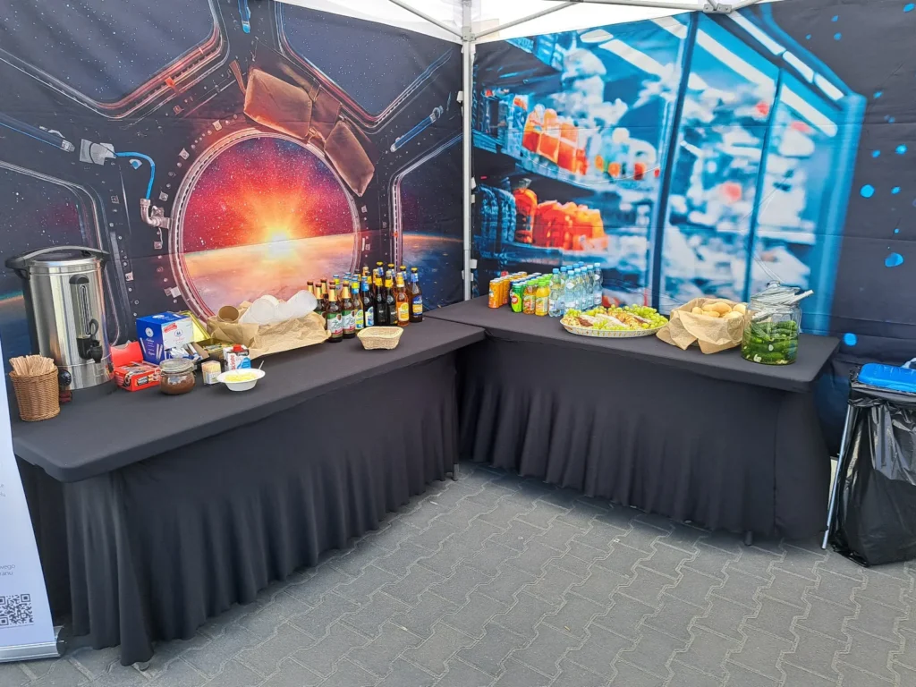 obrus elastyczny na stół 180cm wynajem